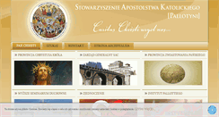 Desktop Screenshot of pallotyni.pl